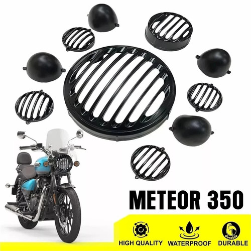 Metal front headlight grill - metal,