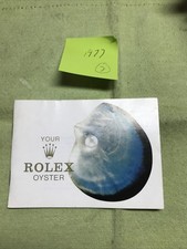 Vintage 1977  Rolex “your Rolex Oyster”Booklet;manual ❗️# 2 Only