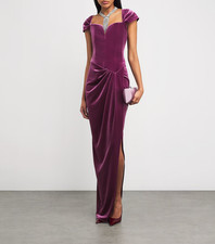 Alex Perry Stretch-Velvet