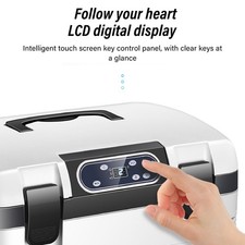 EU Plug 220V 12 24 Volt Car Refrigerator Portable 19L Car Freezer Mini Frid OU