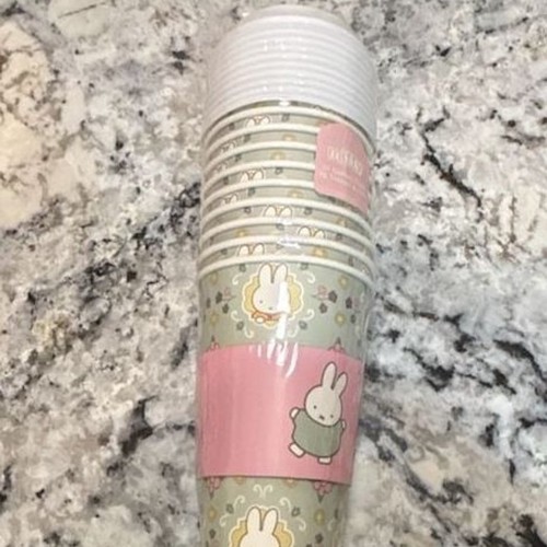 Miffy paper cup set with - paper, lids