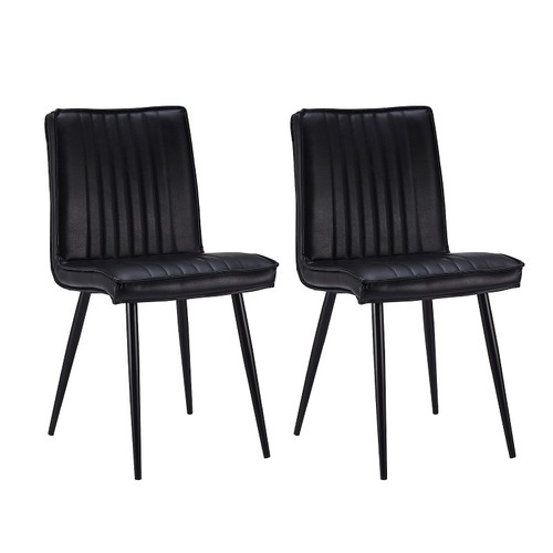 Black dining chairs - black,