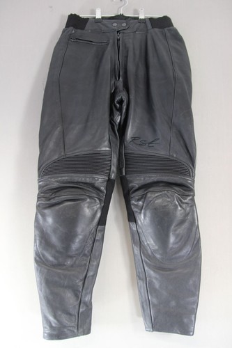 Rst black leather biker - black,