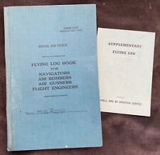 Boscombe Down A&AEE 1956-60 Civilian Observer's (?) RAF Log Book Trial Flights