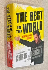 Chris JERICHO -- Best In The World (WWE Wrestler) -- 2014 SIGNED 1st Edition HC