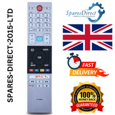 Toshiba CT-8541 Remote Control For Toshiba NETFLIX Smart LED TV 24W2863DB