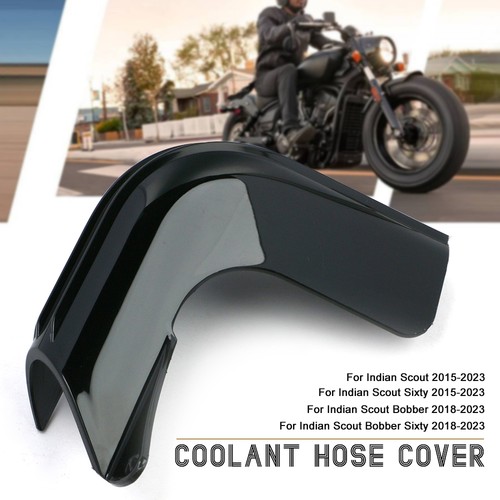 Black motorcycle coolant hose - black,