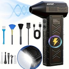 180000RPM Electric Air Duster-Cordless Rechargeable Turbo Blower for PC/Keyboard