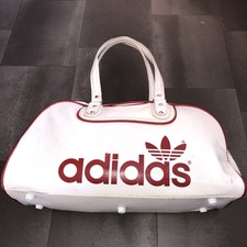 Vintage Adidas Bag Holdall - Red & White