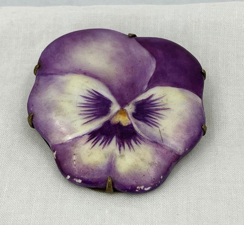 Vintage hand painted - vintage, pansy