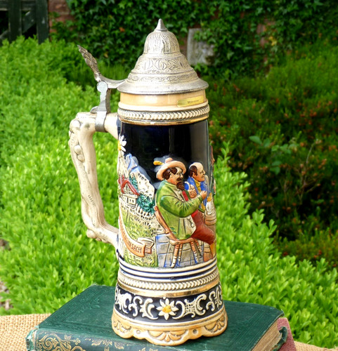 Vintage german beer - vintage, stein