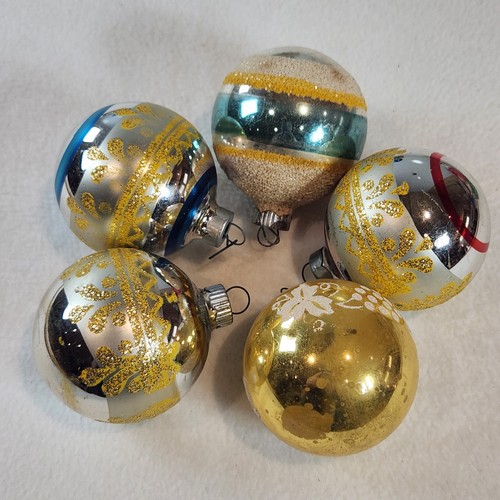 Vintage shiny brite silver - shiny,