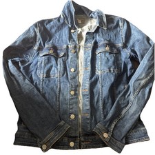 asos blue button up denim