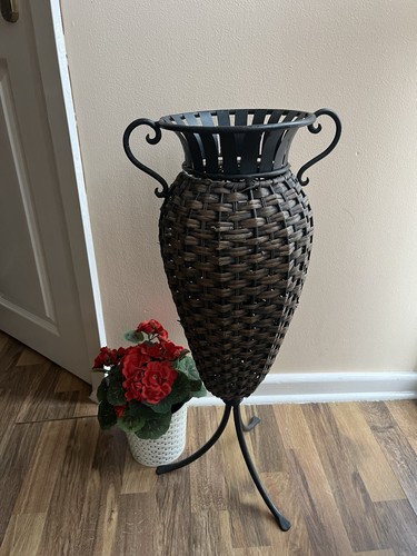 Vintage metal woven - metal, &
