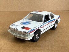 Yat Ming BMW 635 CSI Turbo, 1:43, Pull Back, Original 1980's, White, Rare, Resto