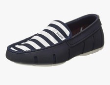 Swims Striped Venetian Loafers
