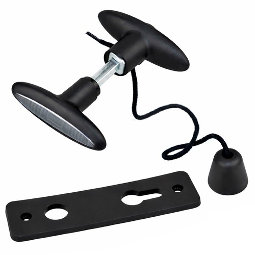 Keymet black garage door - keymet,