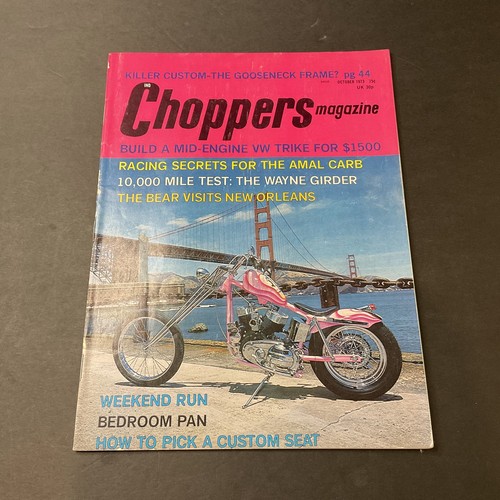 Chopper magazine october 1973 - magazine,