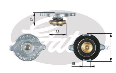 Gates radiator cap - cap, triumph