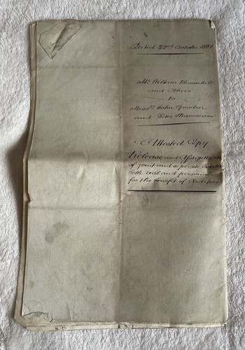 Old antique document dated - old,