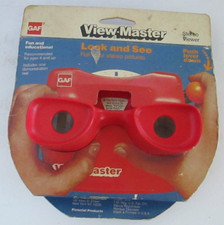 Vintage GAF View-Master Red Viewer w/ Orange Ball Lever New In Package NOS   B33
