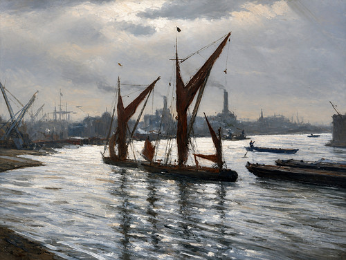 Nevinson the thames - w.,