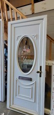 White External UPVC Front Door