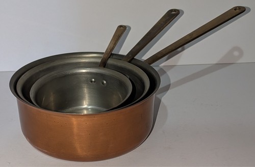 Set vintage small copper - set,