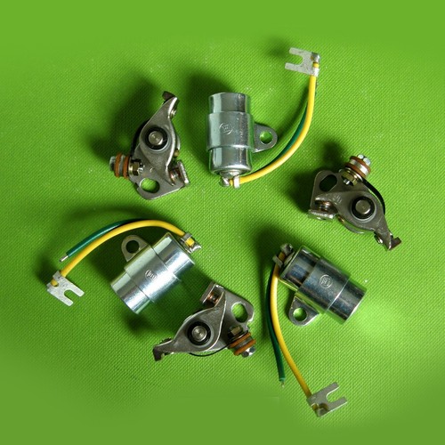 Condenser contact points kit - condenser,