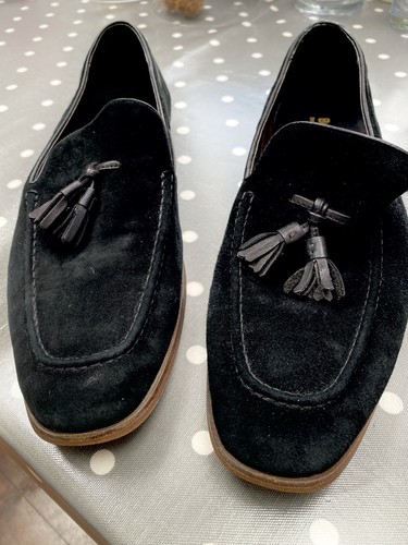 Black suede bertie - bertie, loafers