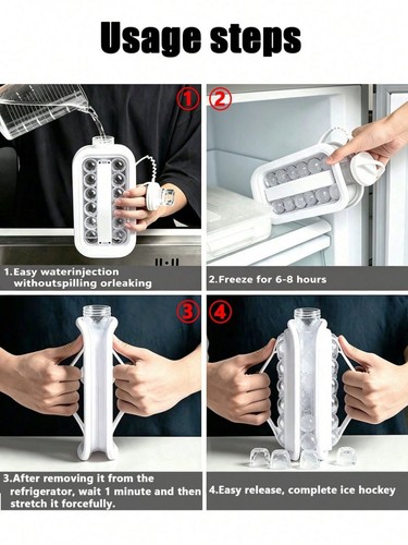 Ice ball maker water bottle - ball,