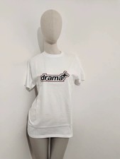 Drama Call White Round Neck