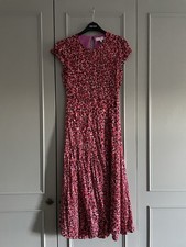 Reiss Livia Red Cut Out Back Dress | 10P