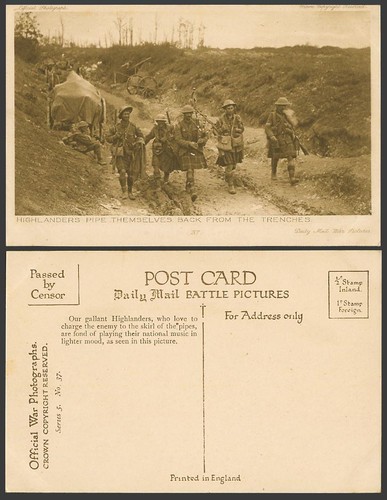 Ww1 daily mail old postcard - ww1,
