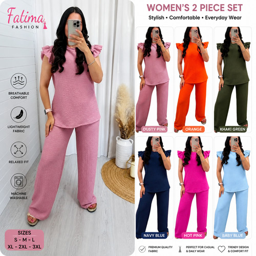 Womans frill sleeve loungewear - womans,