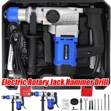 SDS Plus Rotary Hammer Drill 3500W Multifunction Chisel Action Breaker & SDS