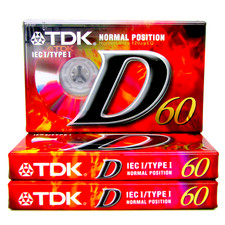 Tdk d60 iec type blank - d60,