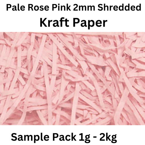 Shredded paper pale rose - rose, pink