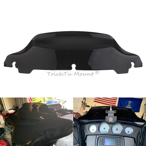 Black wave windshield - 7",