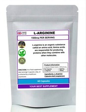 L-Arginine Capsules 1500mg Per