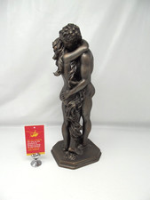 Crosa Bronze Effect Lovers Entwined Resin Sculpture Ornament                JL18
