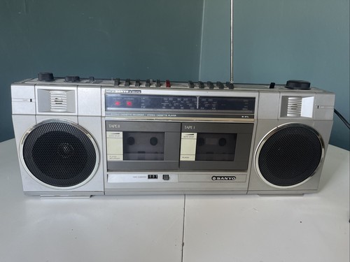 Vintage sanyo w1l boombox - sanyo,