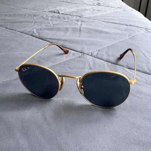 Ray ban round - sunglasses, gold