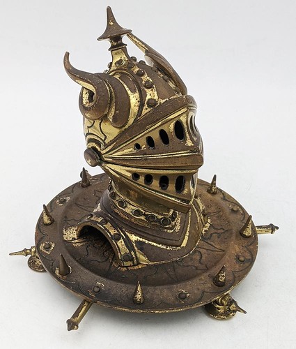 Novelty antique knights helmet - antique,