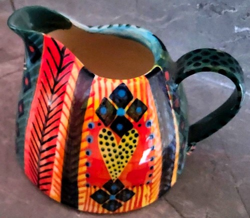 Pru green hand painted ceramic - pru,
