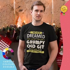 Grumpy Old Git Male Short Sleeve T Shirt, Gift, Birthday, Funny