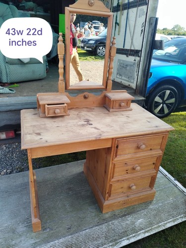 Pine dressing table and - pine,