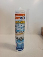 Dryzone Anti-Mould Silicone Sealant (310 ml White) Premium Pack of 1 