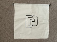 Paco Rabanne White medium logo 100% cotton dust bag 350mm x 340mm