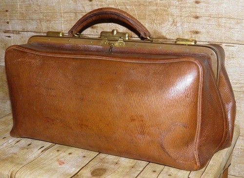 Antique brown english - english, leather